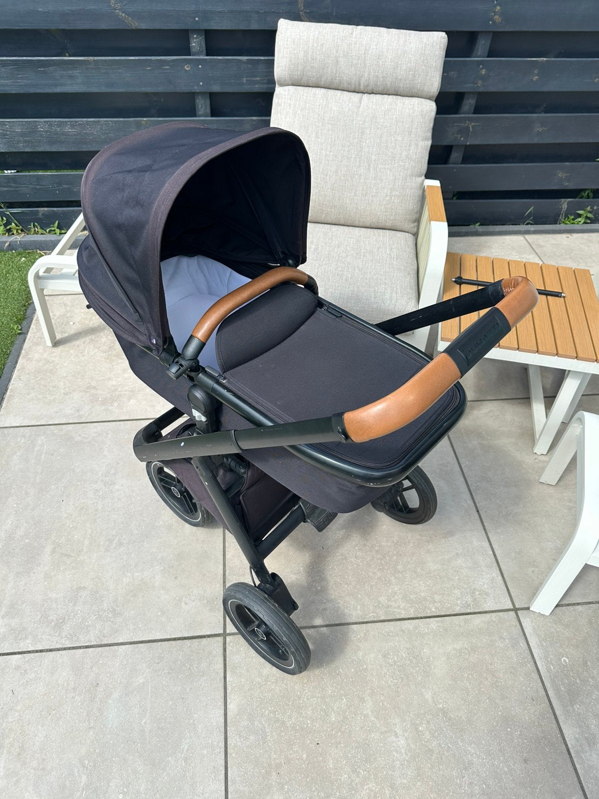Dubatti One kinderwagen 2-in-1 met reiswieg PRIJS VERLAAGD!, Gebruikt, Verstelbare duwstang, Combiwagen, Ophalen