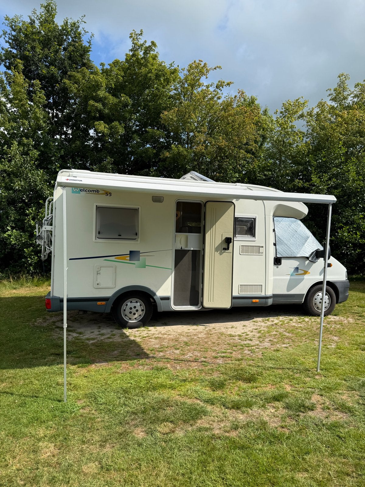 Chausson Welcome 55 camper - Compact en compleet, Standaard zit, Ringverwarming, Fiat, Douche