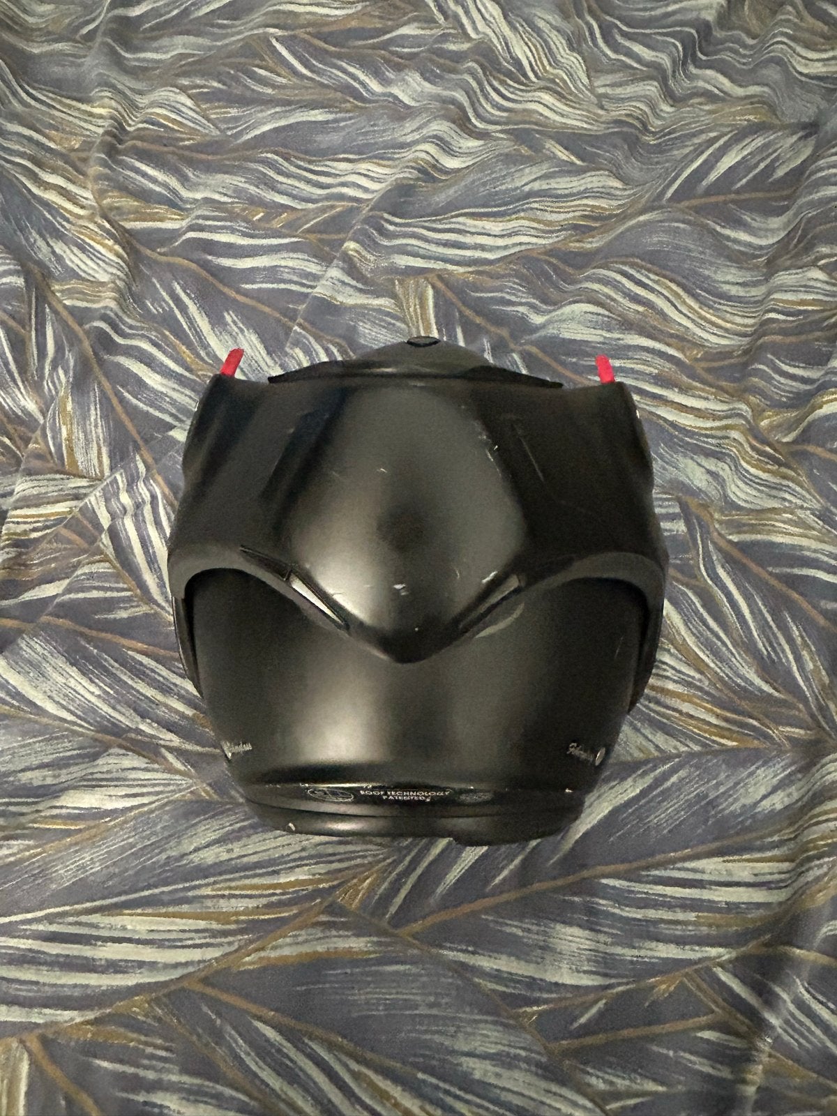 Zwarte boxxer helm met Regenboog Vizier, Motoren, Overige merken, Heren, Ophalen of Verzenden, Integraalhelm