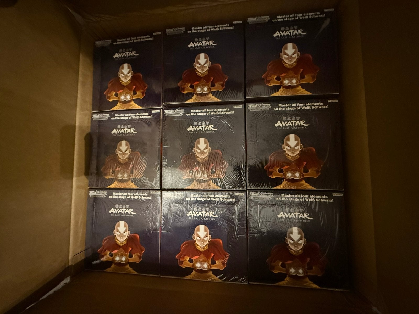 Weiss schwarz avatar booster boxen the four elements, Ophalen of Verzenden, Zo goed als nieuw