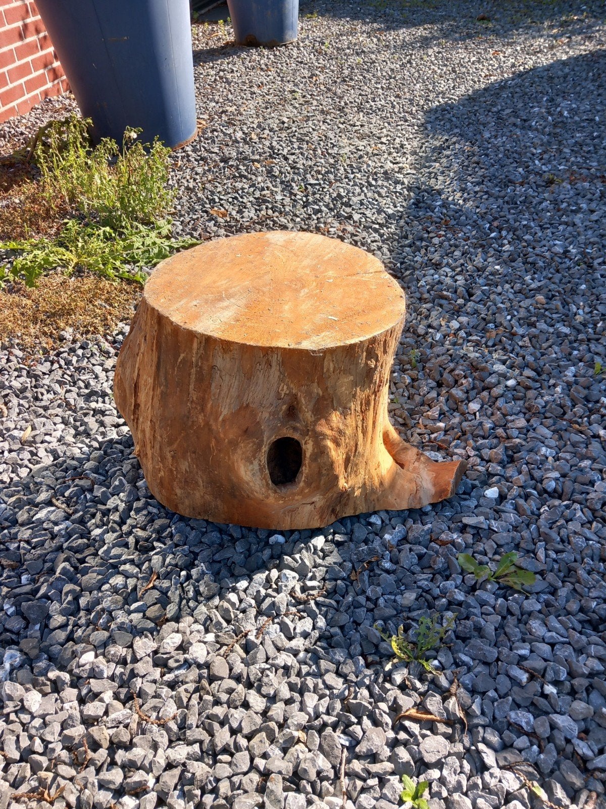 houten tafeltje, Ophalen, Minder dan 45 cm, Minder dan 55 cm, Rond