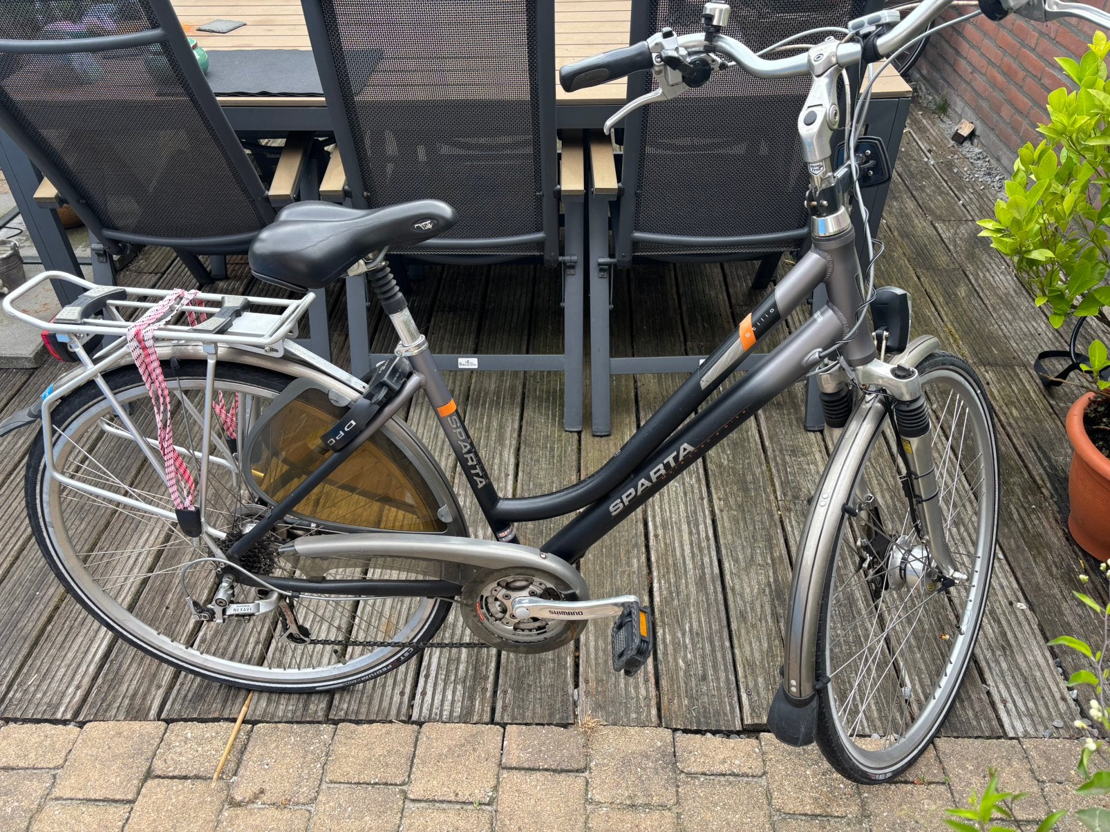 Sparta damesfiets, Ophalen, Gebruikt, Sparta, Versnellingen