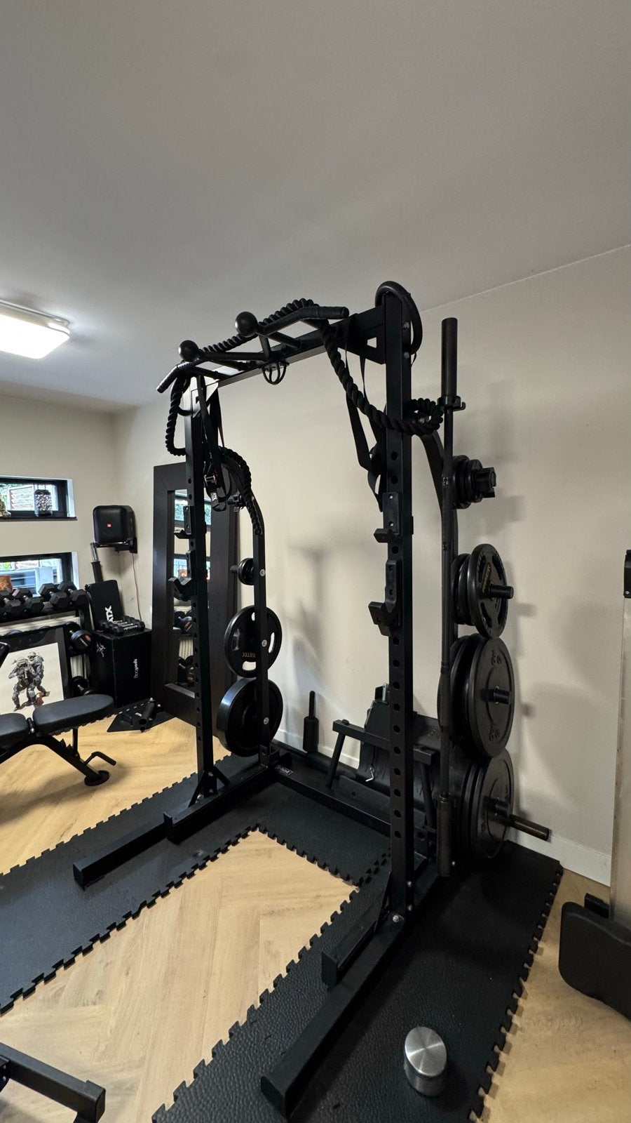 Foto 4 van Home gym/ complete homegym met alles erop en eraan.