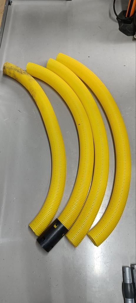 Gele geperforeerde afvoerbuizen (4 stuks), Ophalen, Gebruikt, 2 tot 4 meter, 60 tot 80 mm