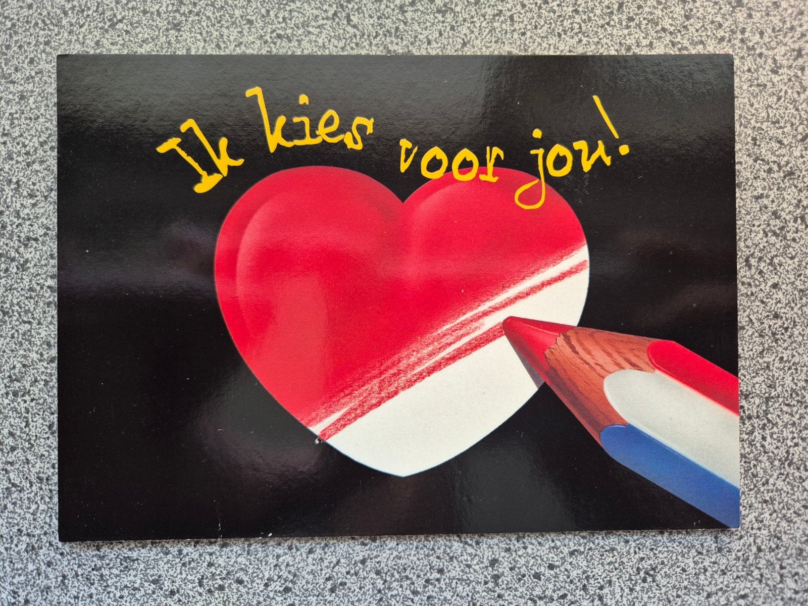 Boomerang Ansichtkaart: Ik kies voor jou! Verkiezing, Verzamelen, Ophalen of Verzenden