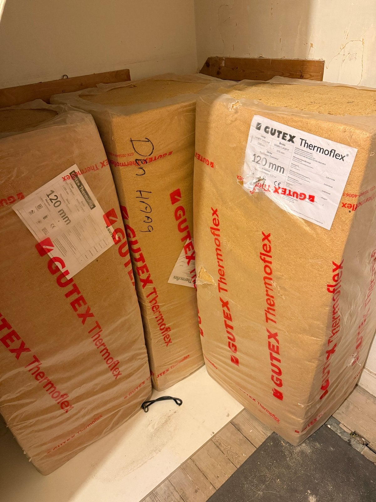 GUTEX Thermoflex houtvezel Isolatieplaten 120 mm, 3 pak, Doe-het-zelf en Verbouw, Isolatie en Afdichting, Ophalen, Overige materialen