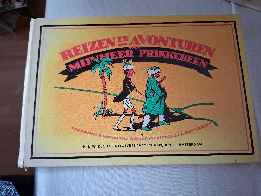 Reizen en avonturen van mijnheer Prikkebeen, Boeken, Eén stripboek, Ophalen of Verzenden