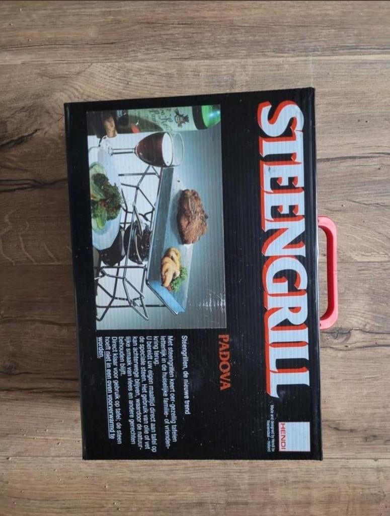 Steen grillplaat in doos nieuw, Ophalen of Verzenden, Nieuw, Steengrill