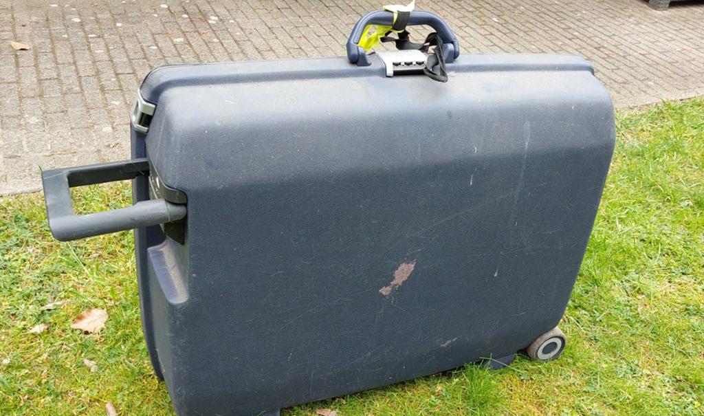 Samsonite koffer, Sieraden, Tassen en Uiterlijk, Koffers, Wieltjes, Gebruikt, Hard kunststof, 35 tot 45 cm