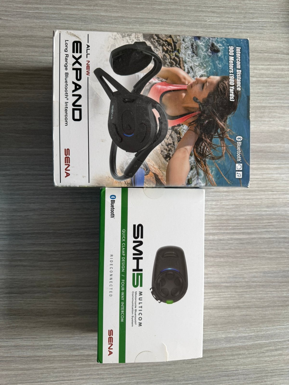 Sena SMH5 en Sena Expand Bluetooth Intercom, Ophalen of Verzenden, Zo goed als nieuw