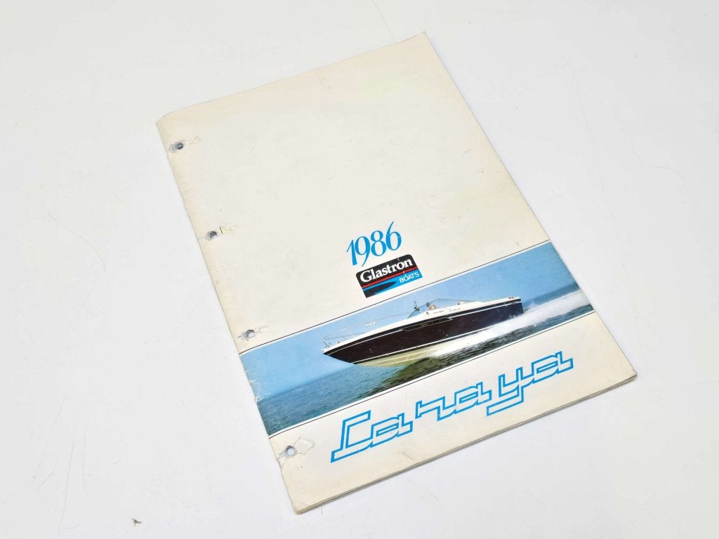 Originele GLASTRON (La Raya) folder 1986 modellen-reeks, Niet ingevuld, Gebruikt, Niet ingevuld, Ophalen of Verzenden