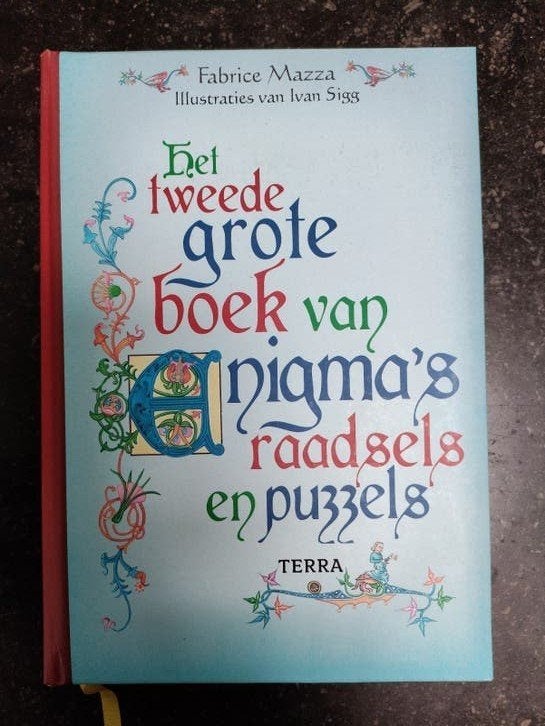 Het tweede grote boek van enigma's, raadsels en puzzels, Ophalen of Verzenden, Zo goed als nieuw, Puzzelboek