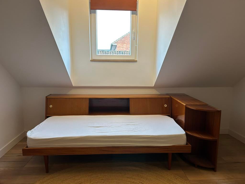 Midcentury vintage retro daybed, Ophalen, Gebruikt, Midcentury, vintage, 150 tot 200 cm
