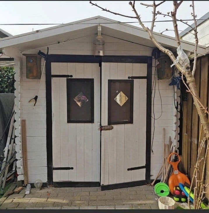 Mooi schuurtje voor de tuin - onderhoud nodig, Tuin en Terras, 250 tot 500 cm, Schuur, Ophalen of Verzenden, Zonder ramen