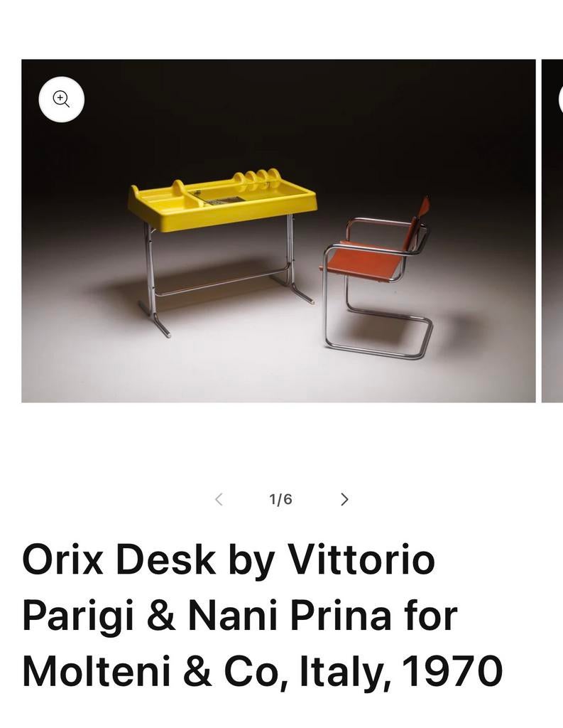 Molteni & Co Orix bureau uit jaren 70, Ophalen, Overige typen, Gebruikt, 62 cm
