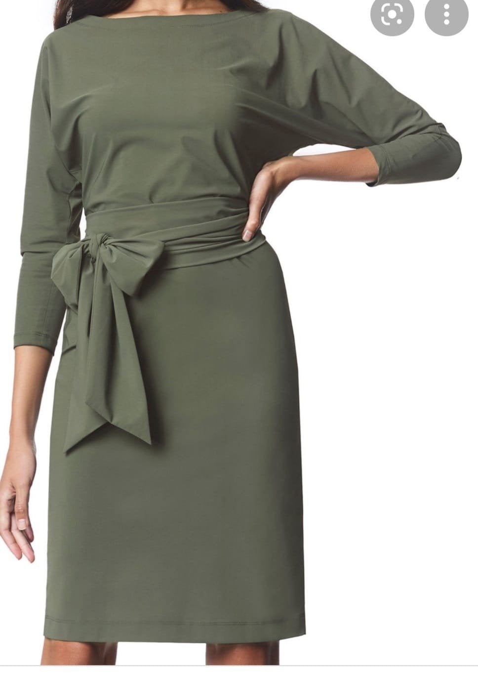 Mooie groene jurk ladress la dress caroline mt s, Kleding | Dames, Jurken, Verzenden, Zo goed als nieuw, Maat 36 (S), LaDress
