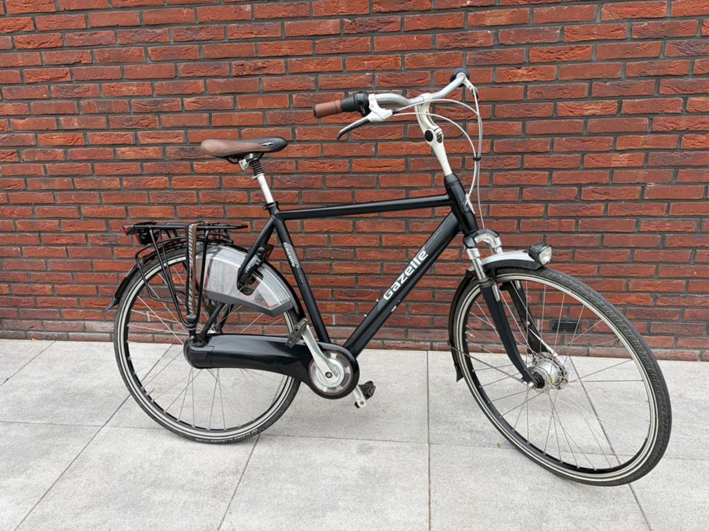 Gazelle orange 7 plus herenfiets., 57 tot 61 cm, Ophalen, Gebruikt, Gazelle