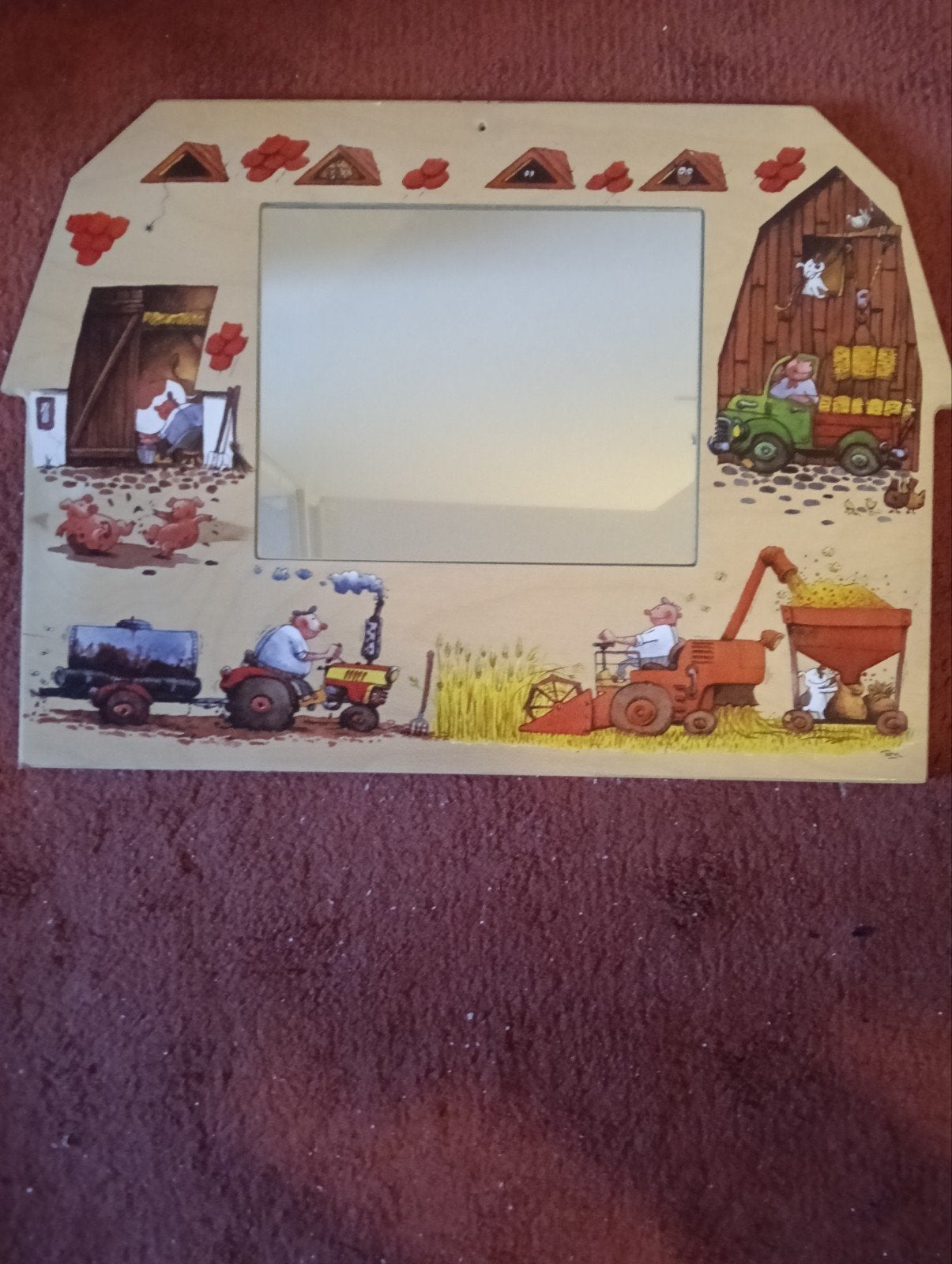 spiegel, Ophalen of Verzenden, Rechthoekig, Minder dan 100 cm