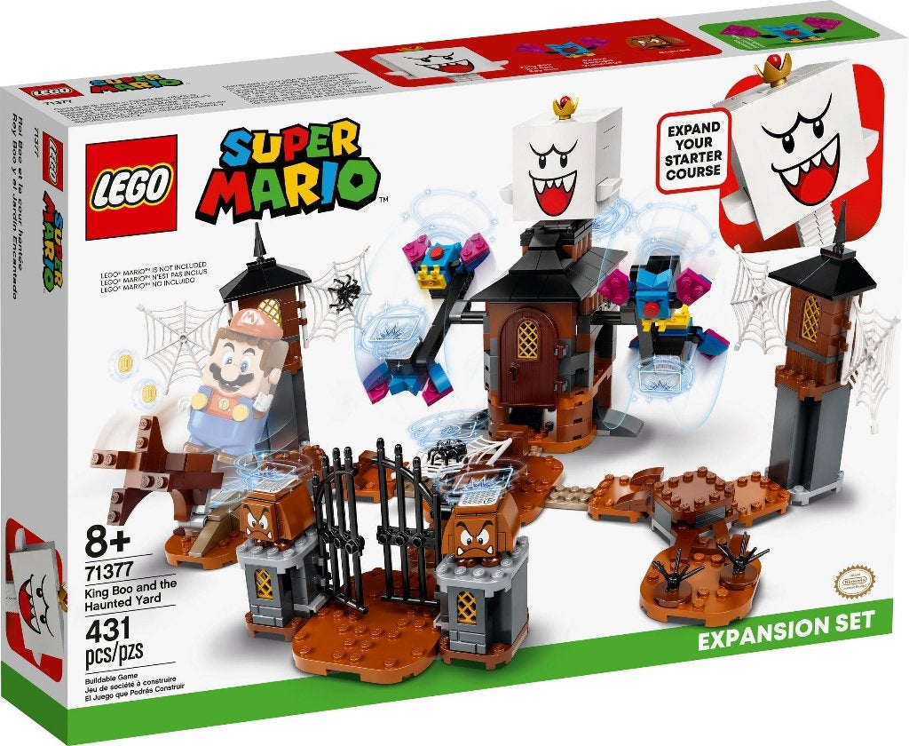 LEGO 71377 King Boo and the Haunted Yard (Super Mario), Overige thema's, Nieuw, Ophalen of Verzenden, Complete set