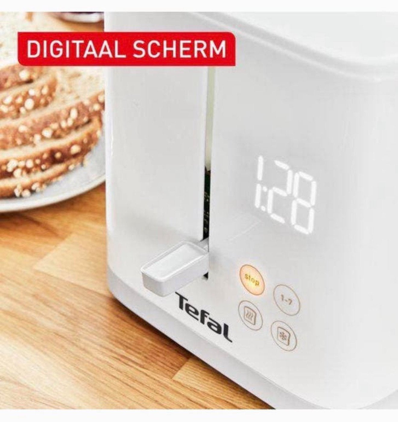 Tefal Sense TT6931 Broodrooster 8 levels Touch Control NIEUW, Nieuw, Uitneembare kruimellade, Ophalen of Verzenden, H