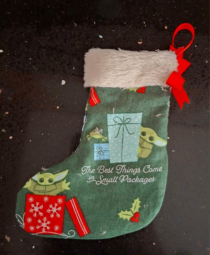 nieuw- Grogu gevoerd kerstsokje, Ophalen of Verzenden, Nieuw, Overige typen