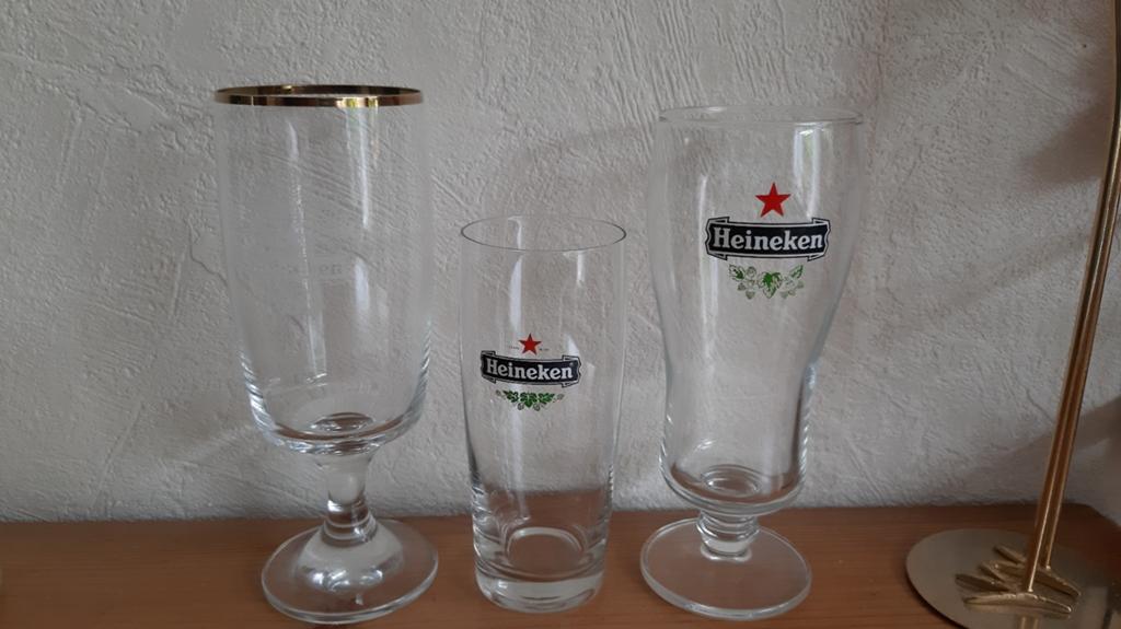 Bierglazen, Ophalen, Zo goed als nieuw, Glas of Glazen, Heineken