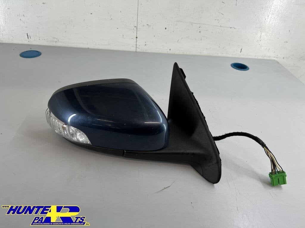Buitenspiegel R blauw 466 Volvo V70/S60 ('06-'09) 30716581, Gebruikt, Ophalen of Verzenden, Volvo, Volvo
