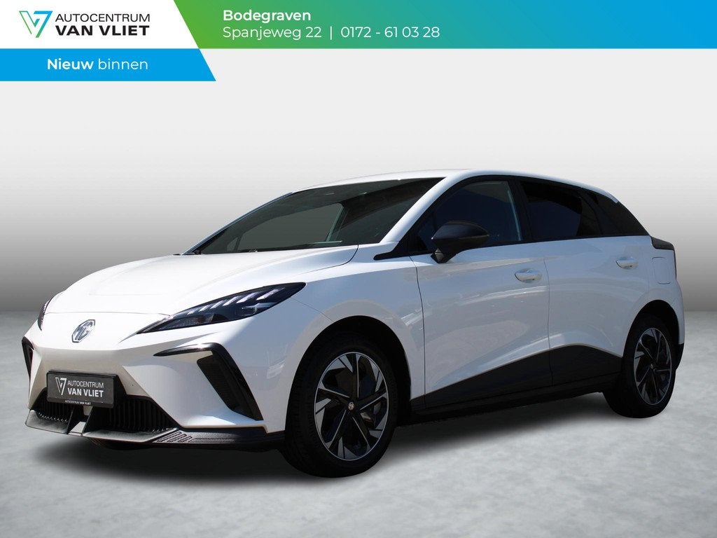 MG MG4 Electric Comfort 64 kWh | APPLE CARPLAY / ANDROID AUT, Auto's, MG, Automaat, 12 maanden, Gebruikt, Wit