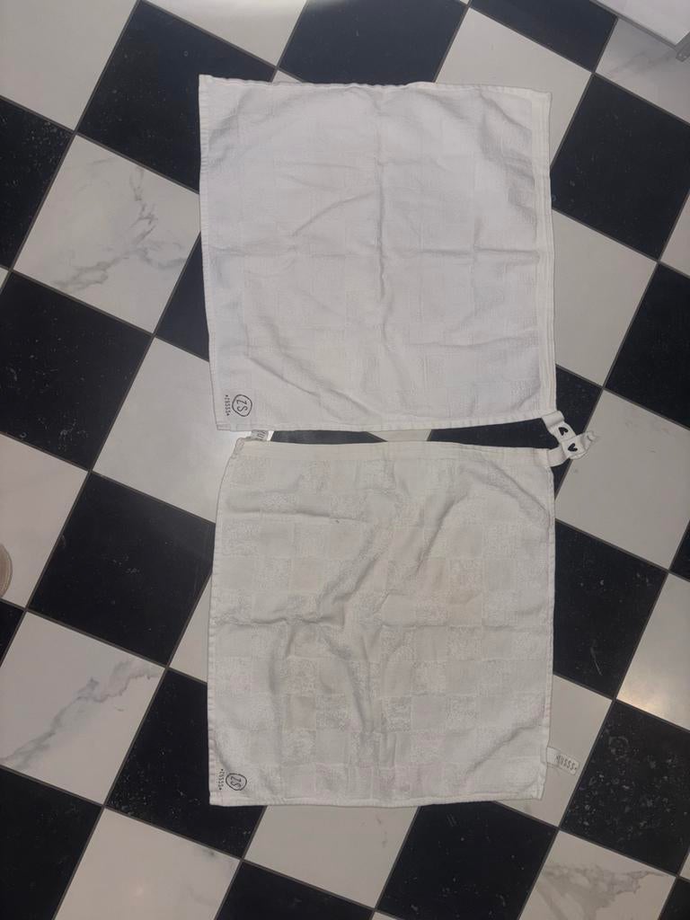Zusss Handdoeken - Set van 2, Huis en Inrichting, Keuken | Textiel, Ophalen of Verzenden, Zo goed als nieuw, Wit, Theedoek of Handdoek
