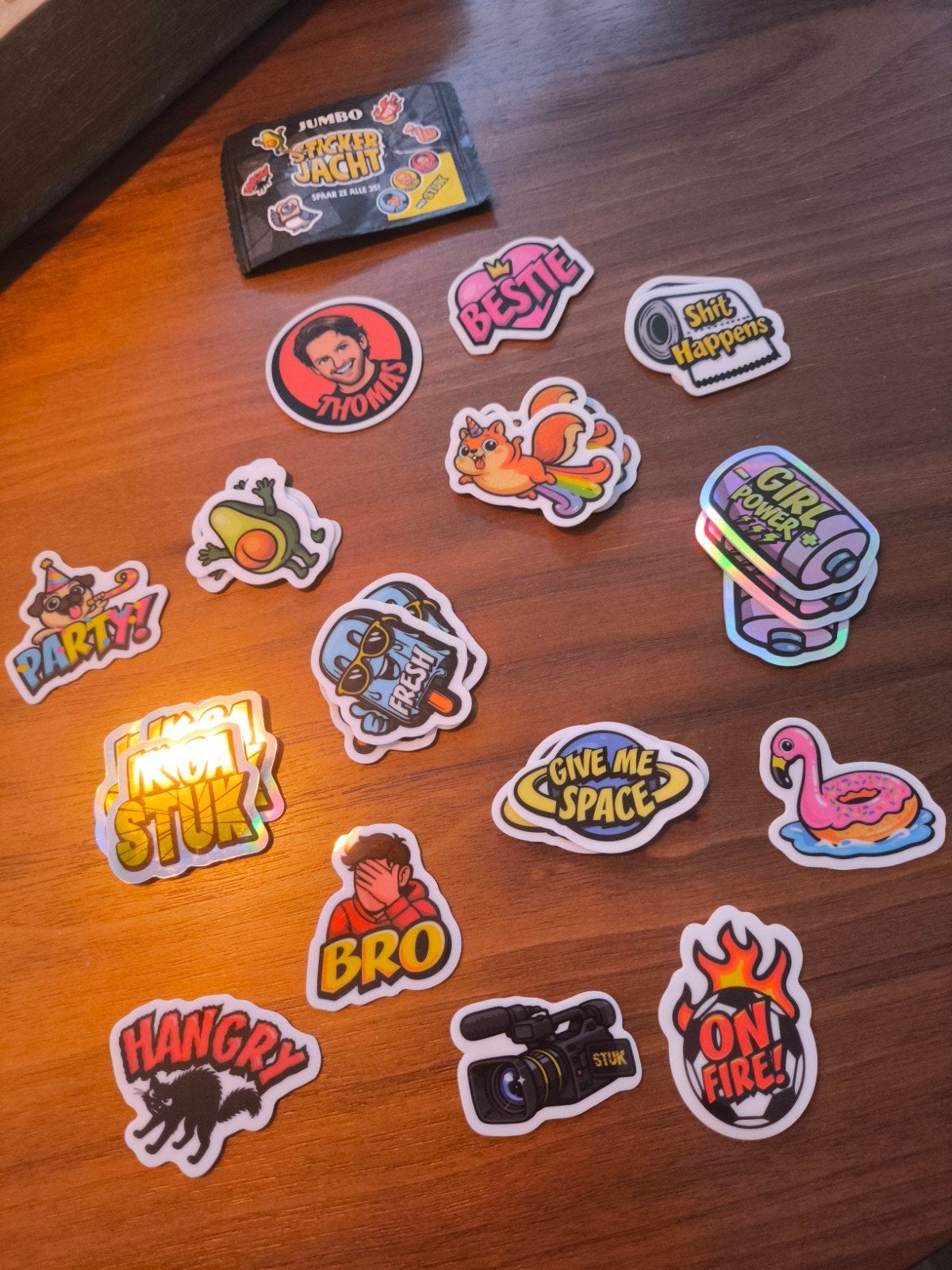 Stickers jumbo stickerjacht ruilen, Verzamelen, Jumbo, Ophalen of Verzenden