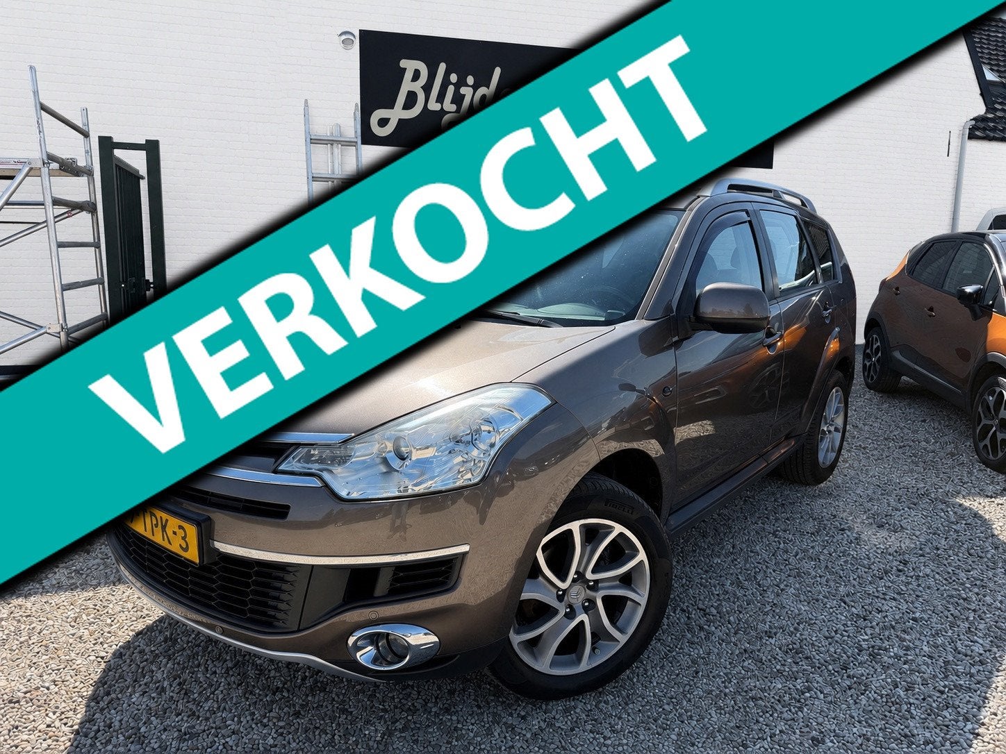 Citroen C-Crosser 2.4-16V Dynamique 4WD Automaat | Cruise |, Auto's, Automaat, Euro 5, 4 cilinders, Bruin