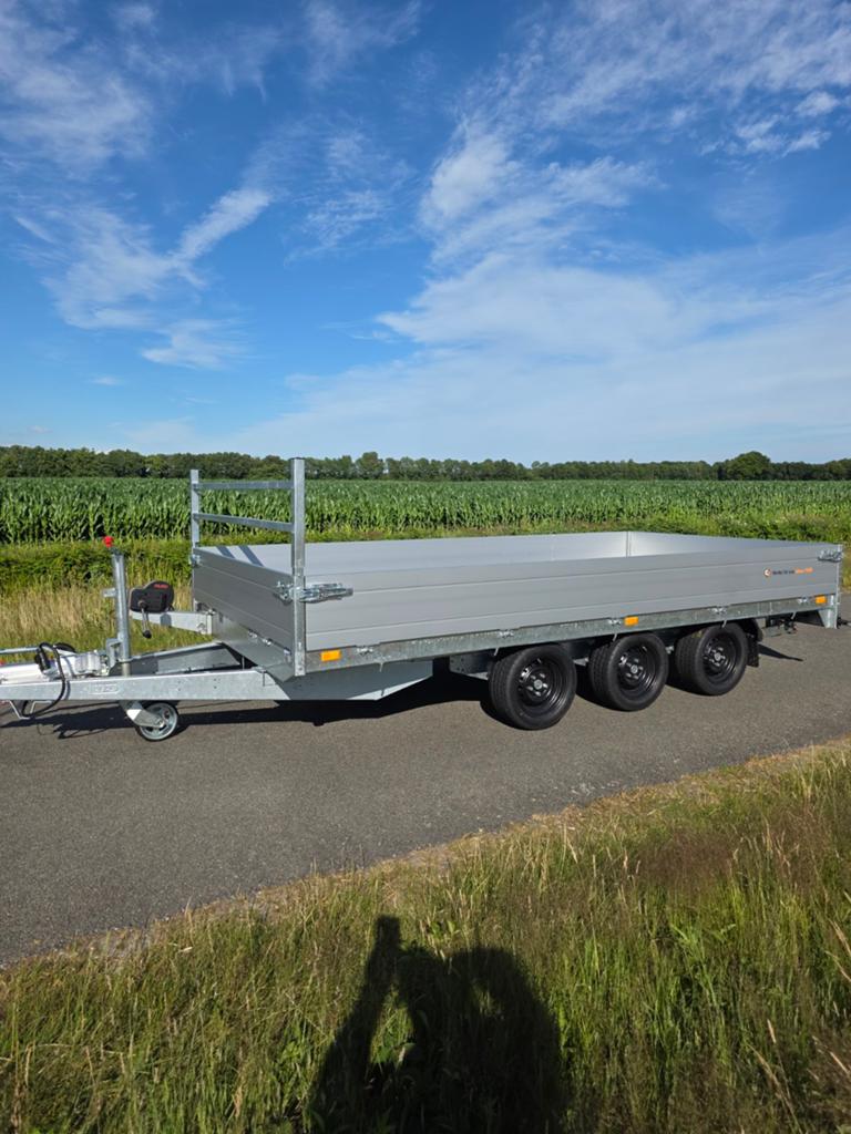Z.G.A.N. Saris PL3500 Aanhanger 3 Asser 406cm bij 204 cm, Auto diversen, Aanhangers en Bagagewagens, Ophalen