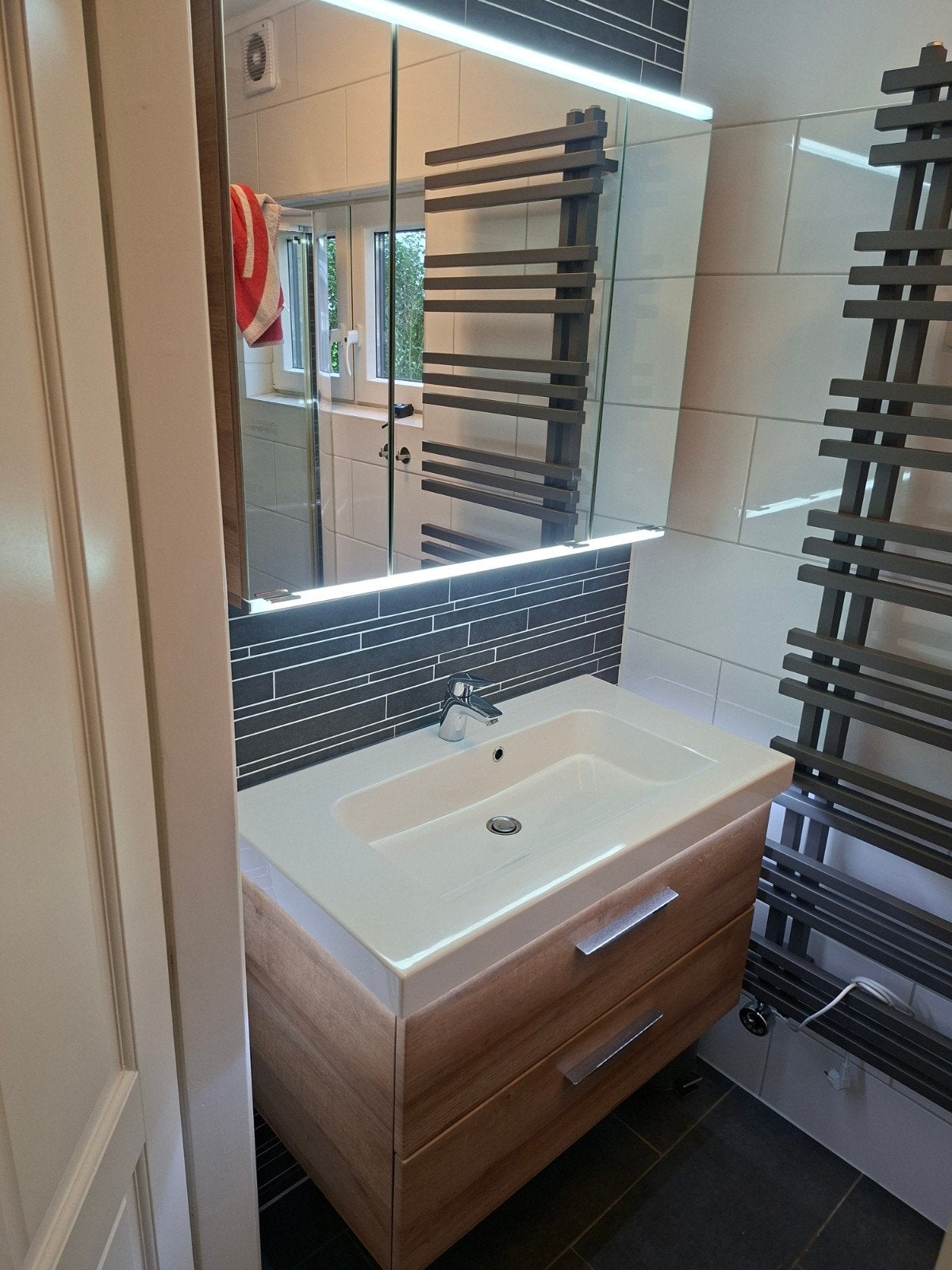 Compleet badkamermeubel Ikea, Ophalen, Spiegelkast, 50 tot 100 cm, Zo goed als nieuw