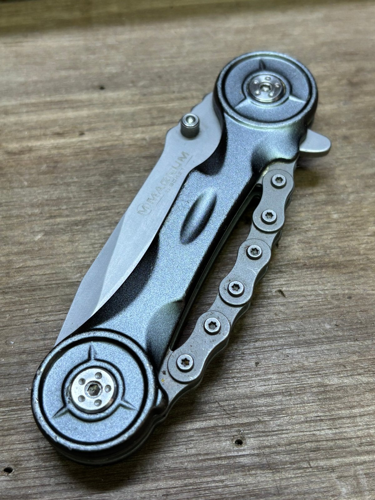 Magnum by Boker Zakmes met Ketting Design, Ophalen of Verzenden, Gebruikt