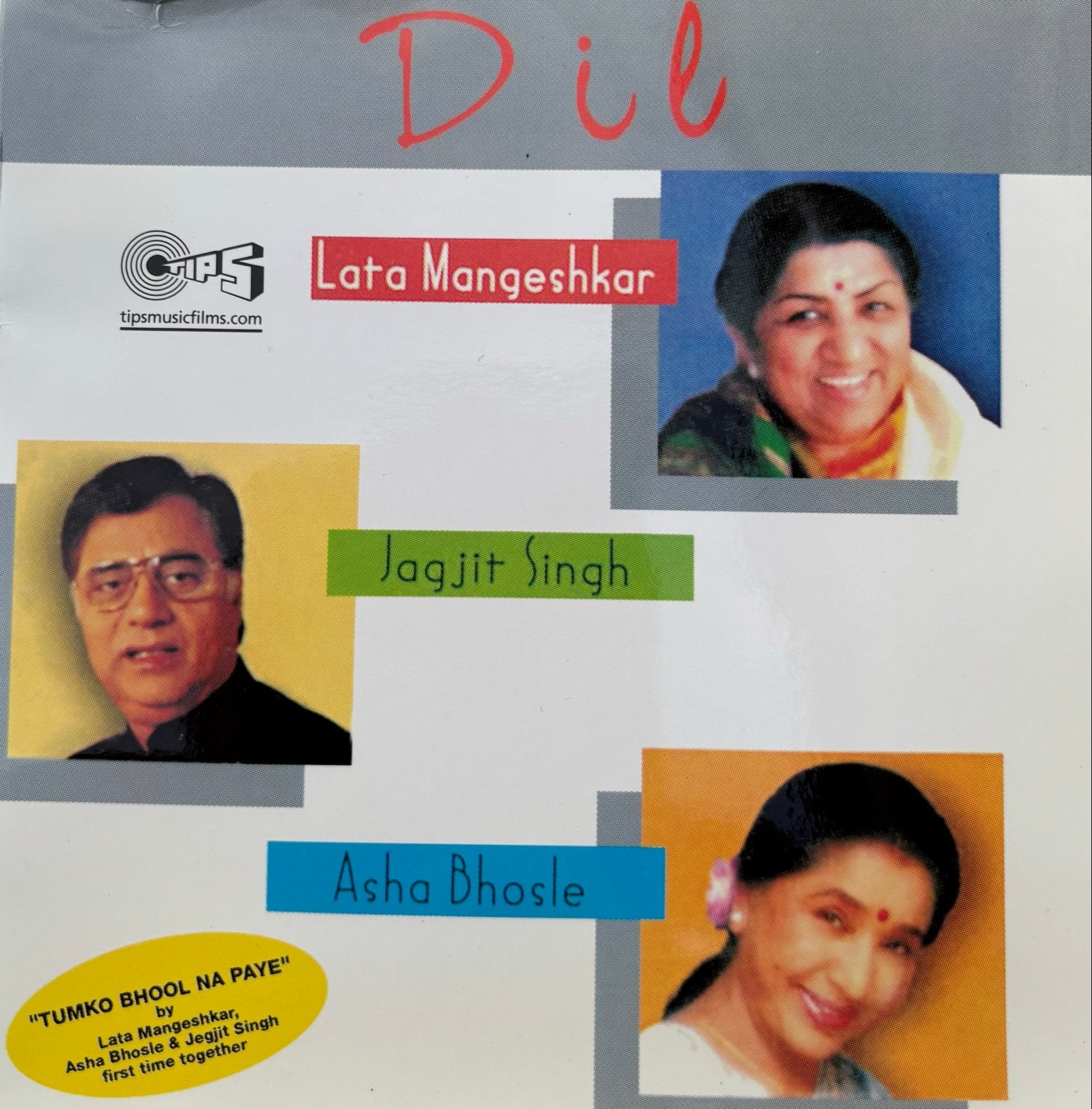 Dil - Lata Mangeshkar, Jagjit Singh, Asha Bhosle CD, Verzenden, Zo goed als nieuw, Album, Met bonustracks