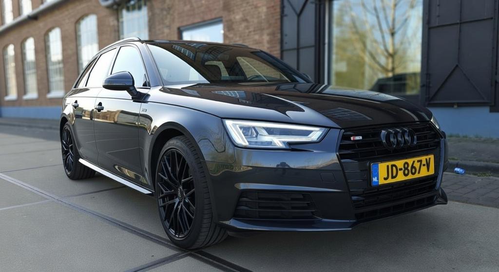 Audi A4 2.0 Tfsi MHEV Ultra 140KW AV S-t7 2016 Grijs, Auto's, Zwart, 1984 cc, 1435 kg, A4