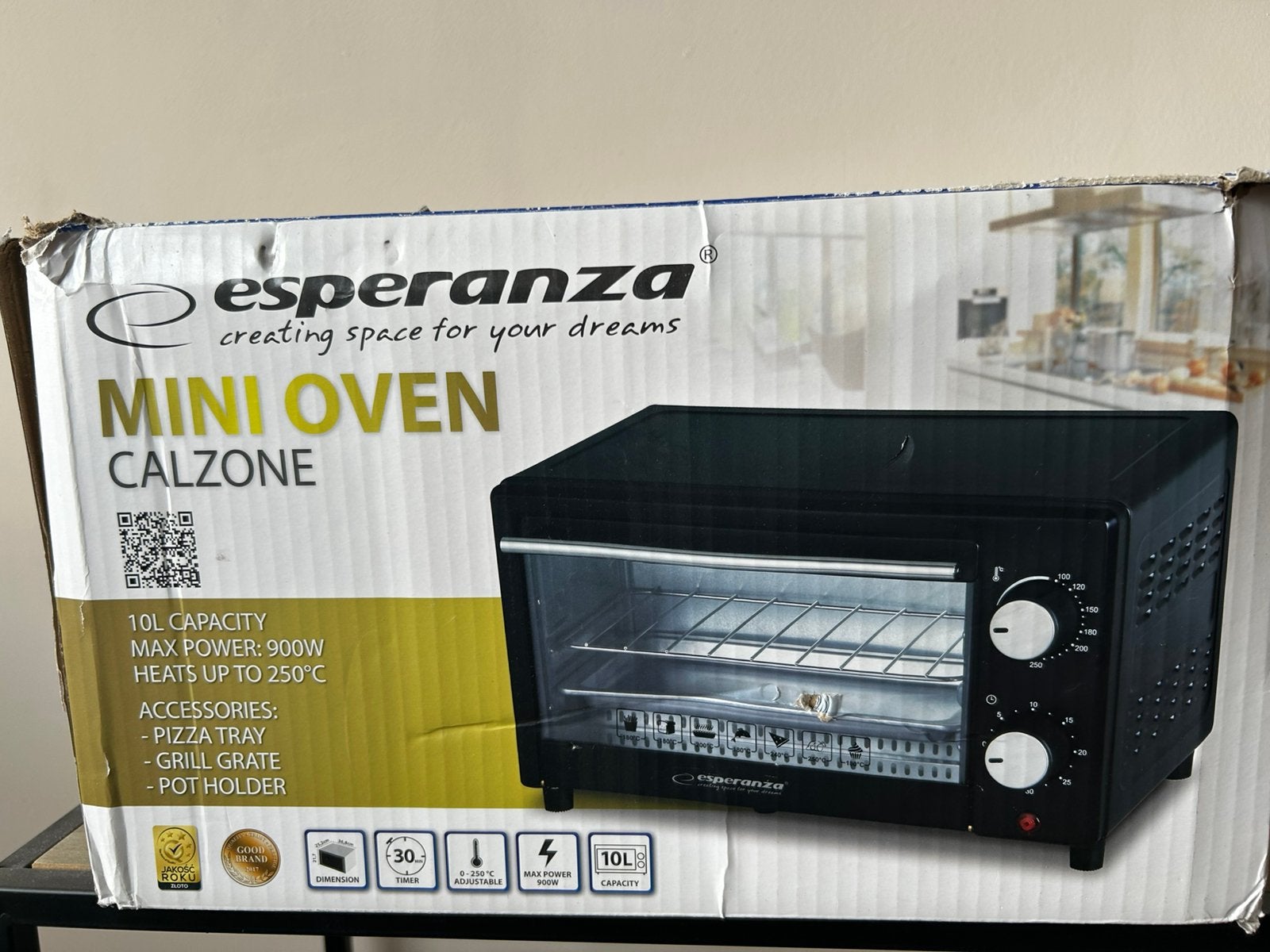 Mini oven voor student of camping, Ophalen of Verzenden, Gebruikt, Minder dan 45 cm