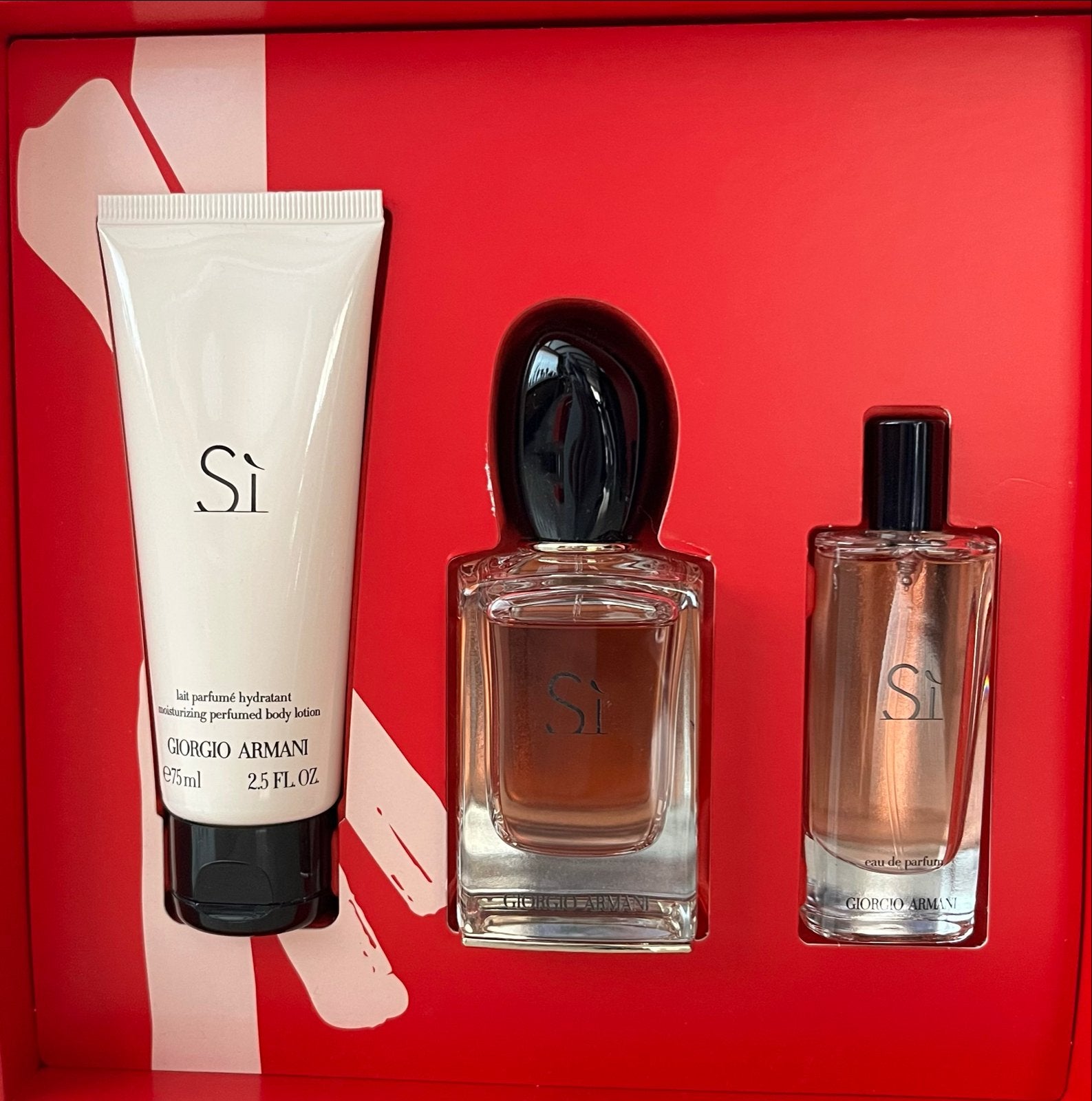 Giorgio Armani Si Eau de Parfum Cadeauset Nieuw, Sieraden, Tassen en Uiterlijk, Uiterlijk | Parfum, Ophalen of Verzenden, Nieuw