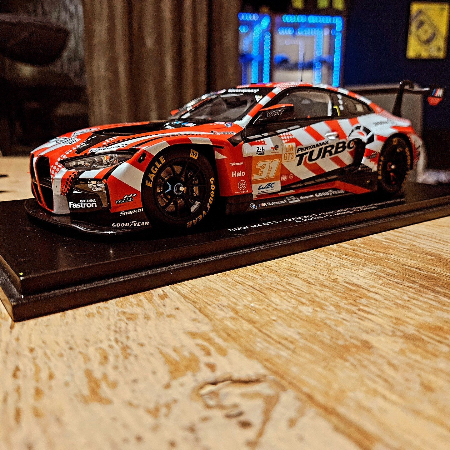 Spark BMW M4 GT3 Team WRT Le Mans 2024 Modelauto, Ophalen of Verzenden, Zo goed als nieuw, Auto, Overige merken