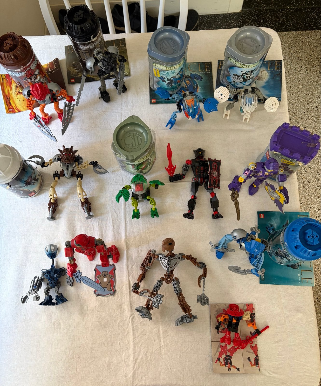 Grote collectie LEGO Bionicle en Intertoys Knights, Ophalen of Verzenden, Gebruikt, Overige merken