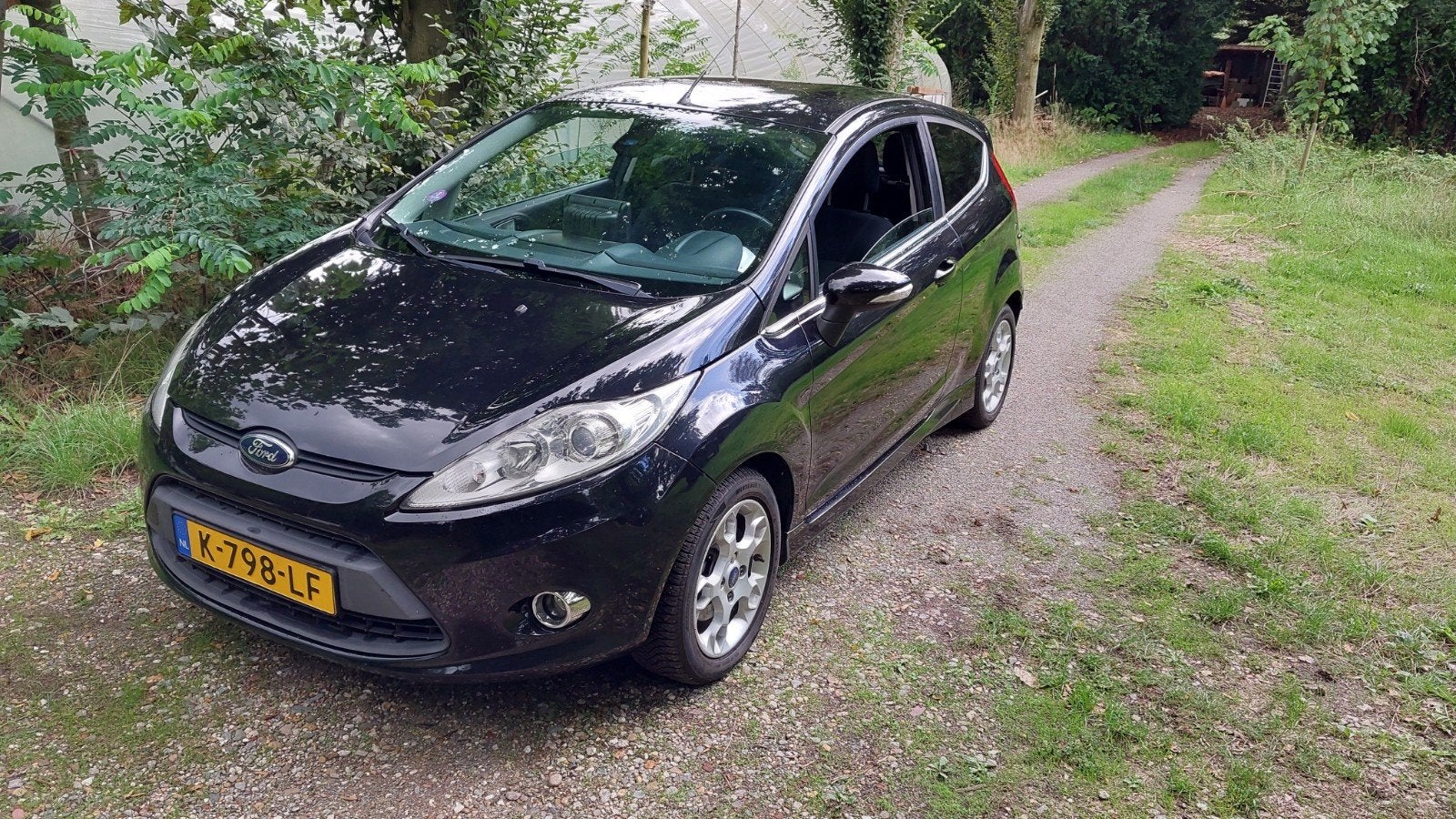Ford Fiësta 1.4 sport 71KW 3DR 2012 Zwart, Auto's, Voorwielaandrijving, 31 €/maand, 4 cilinders, Zwart
