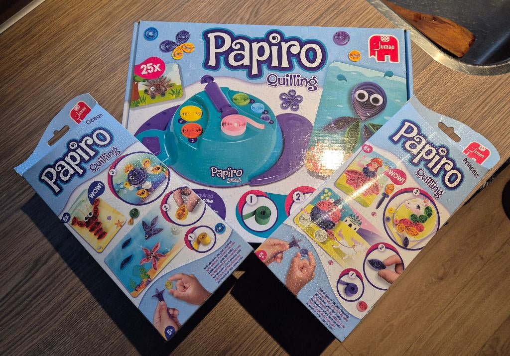 Papiro Quilling Station + 2x thema packs, Ophalen of Verzenden, Nieuw, Knutselen