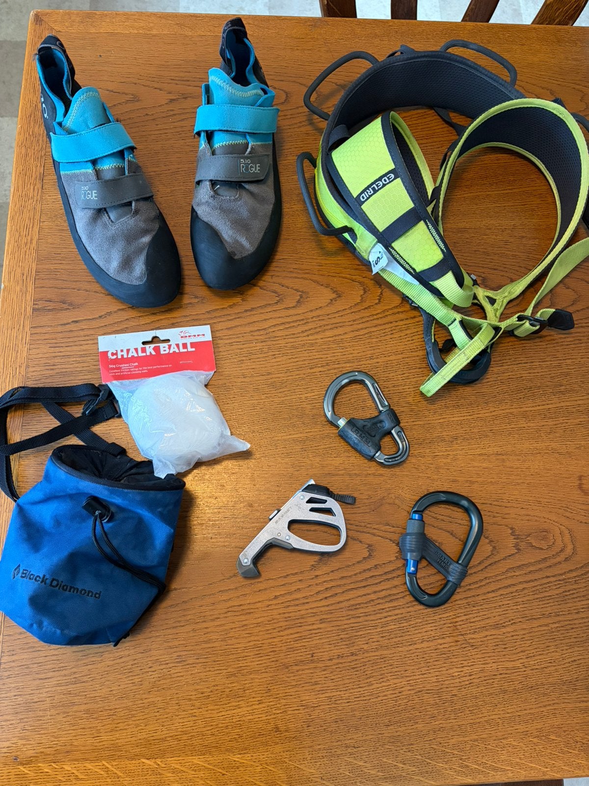 Klimspullen divers, los of samen te koop, Ophalen of Verzenden, Zo goed als nieuw, Klimsportschoenen