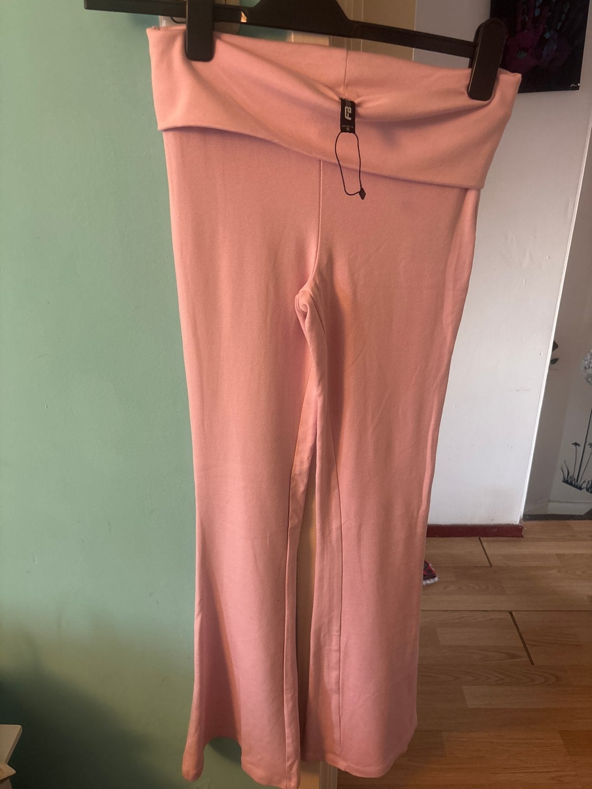 Roze flared broek van FB Sister, maat S, Ophalen, Nieuw, Roze, Maat 36 (S)