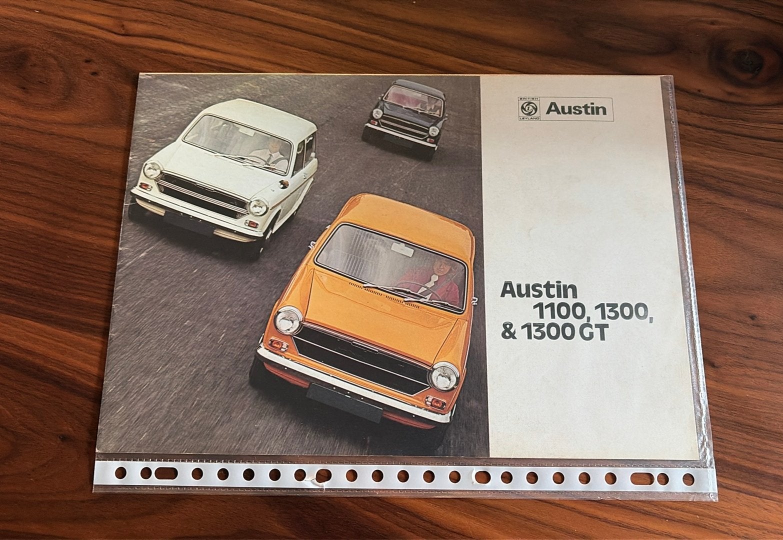 Austin 1100, 1300, 1300 GT brochure, Ophalen of Verzenden, Gelezen, Overige merken