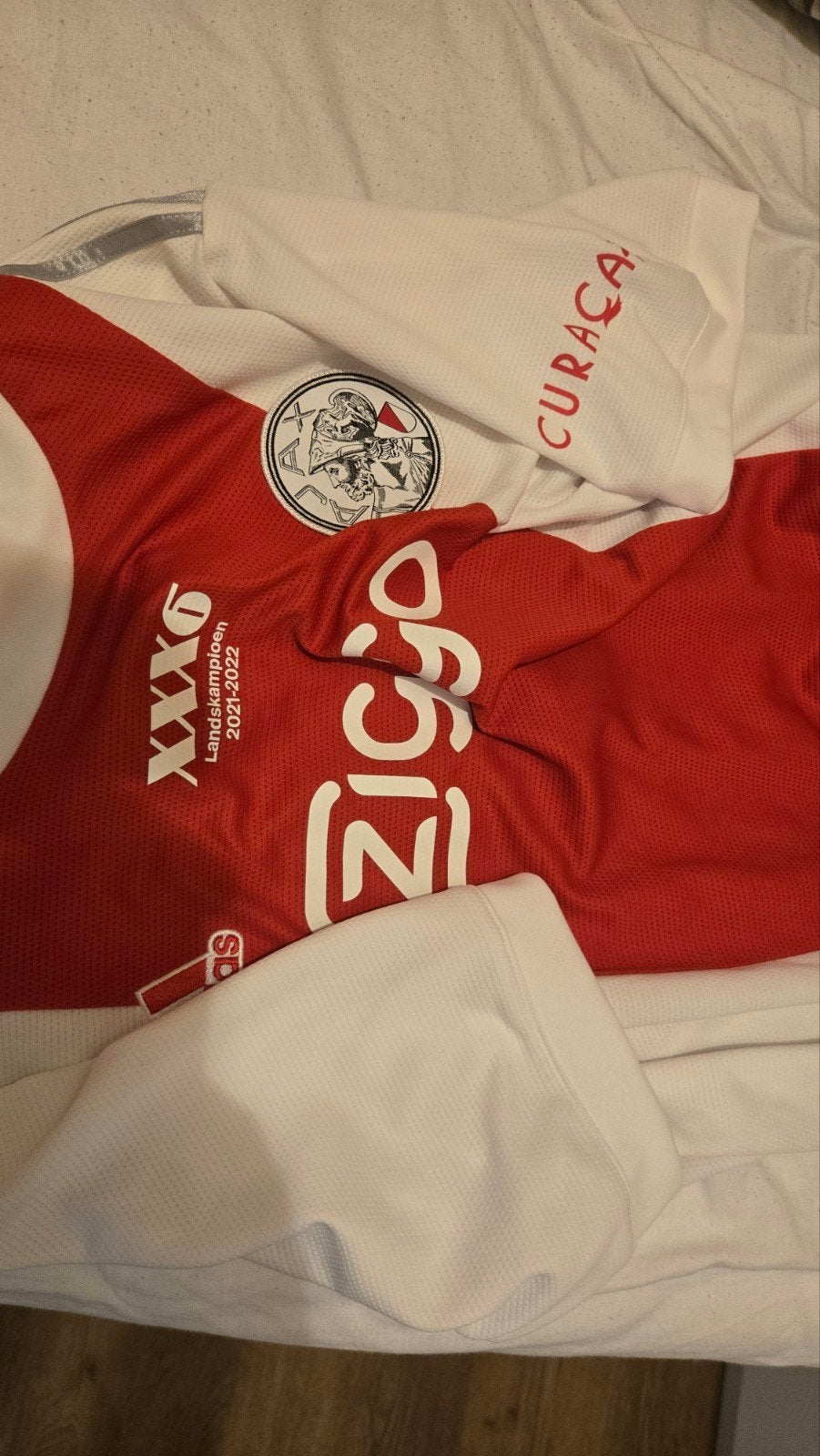 Ajax Thuisshirt 2021-2022 Landskampioen Maat XL, Ophalen of Verzenden, Adidas, Voetbal, Rood