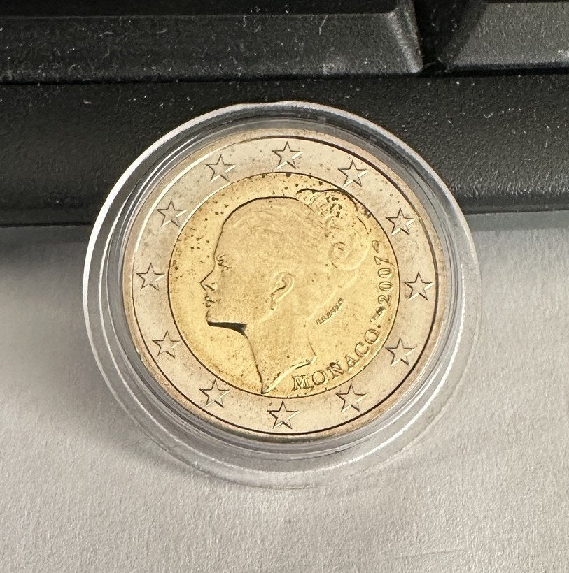Monaco, 2 Euro 2007 Grace Kelly., Postzegels en Munten, Munten | Europa | Euromunten, Ophalen of Verzenden, Monaco, 2 euro