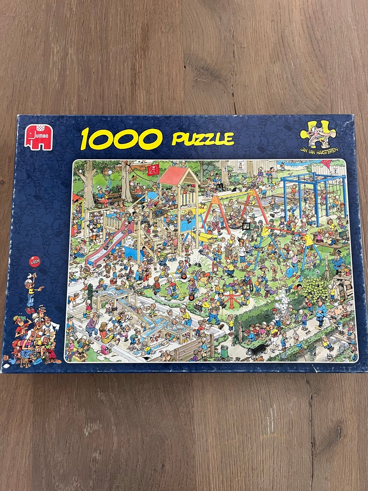 Jan van Haasteren 1000 stukjes puzzel - Speeltuin, Ophalen, 500 t/m 1500 stukjes, Zo goed als nieuw, Legpuzzel