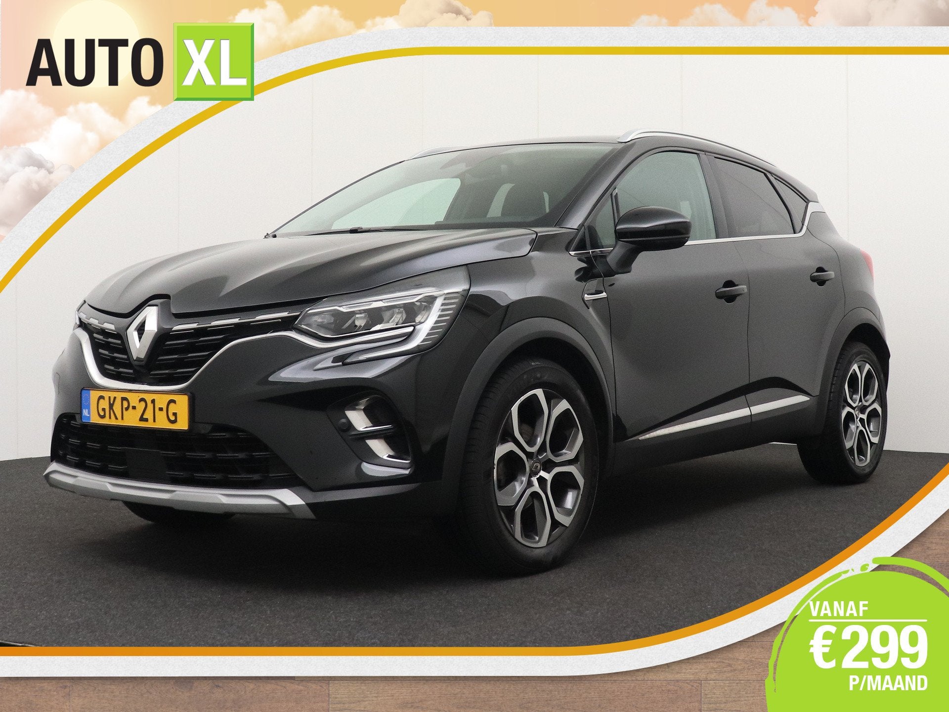 Renault Captur 1.0 TCe 90 Edition One Carplay Camera Cruise, Auto's, Voorwielaandrijving, Dealer onderhouden, Gebruikt, Zwart