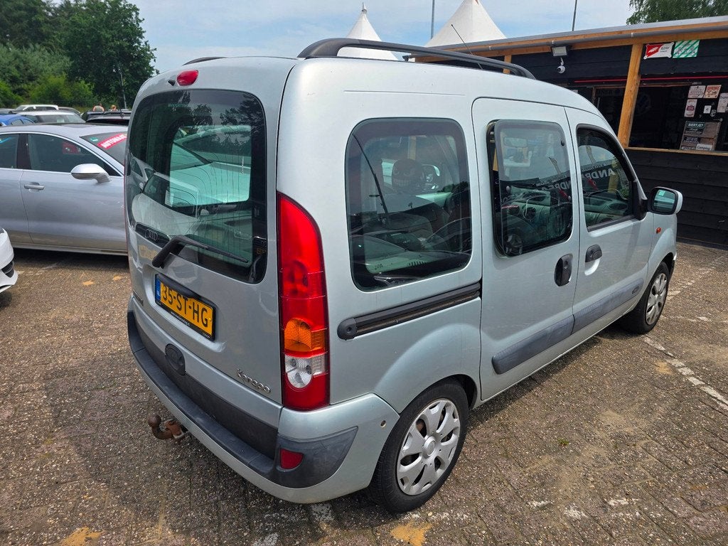 Renault Kangoo 1.6-16V Privilège geel kenteken benzine, Elektrische ramen, Gebruikt, 49 €/maand, Origineel Nederlands